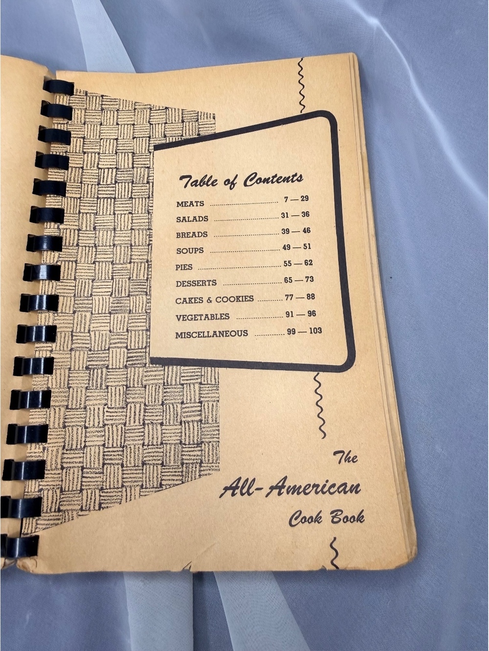 1954 Favorite Recipes From Famous People Spiral Cookbook - Picture 4 of 9